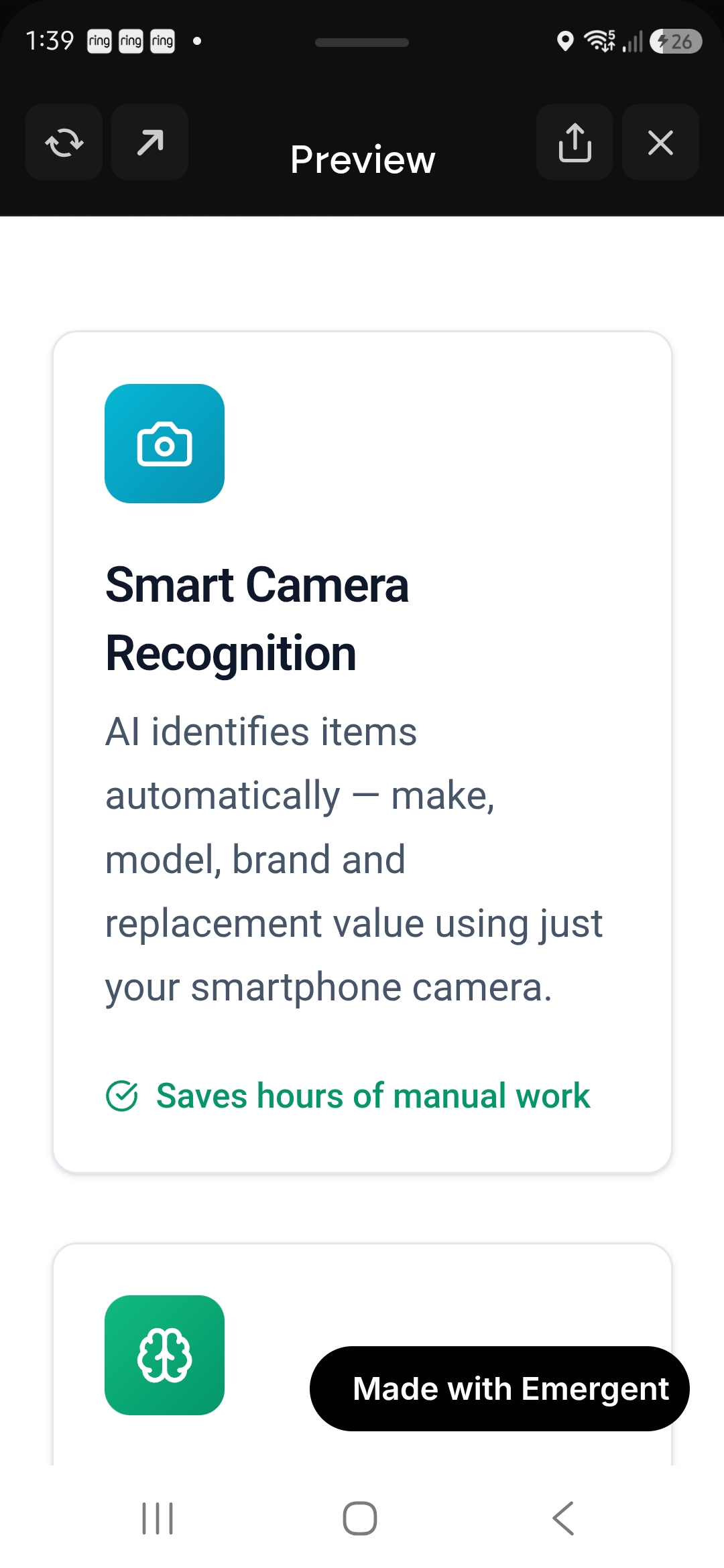 VerifAEye scanning multiple household items in one photo